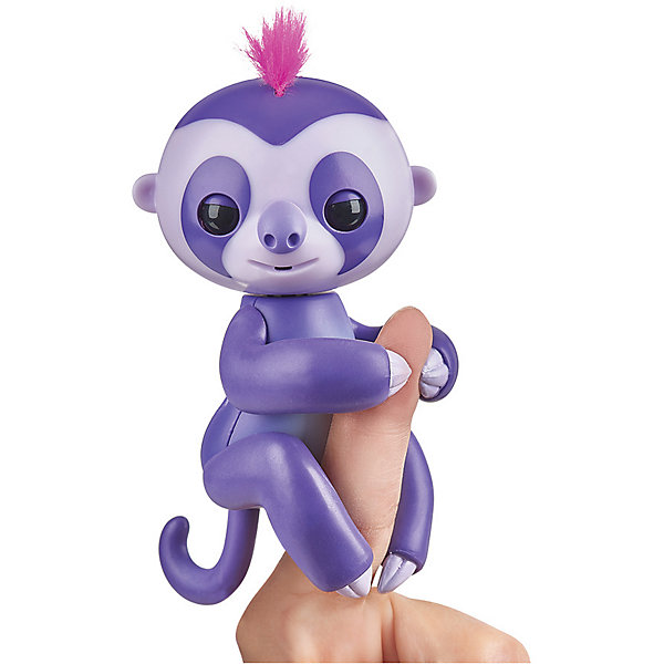 

Интерактивный ленивец WowWee Fingerlings Мардж, 12 см (пурпурный)