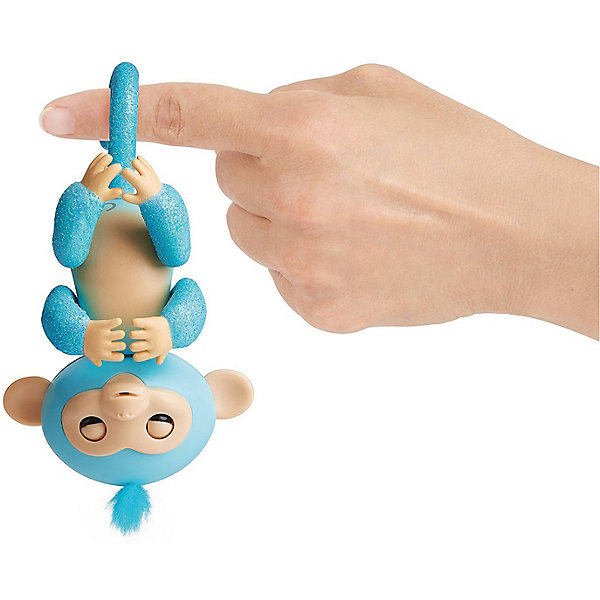 

Интерактивная обезьянка WowWee Fingerlings Амелия, 12 см (изумрудная)