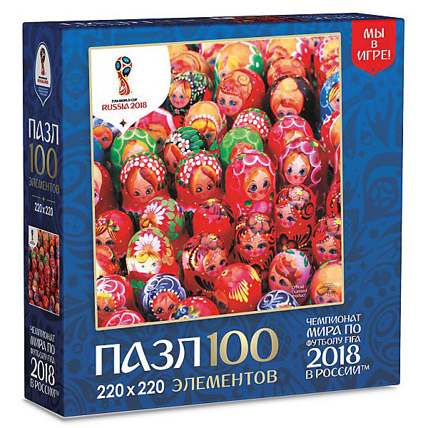 

Пазл Origami FIFA-2018 "Матрёшки" Ярмарка матрёшек, 100 элементов