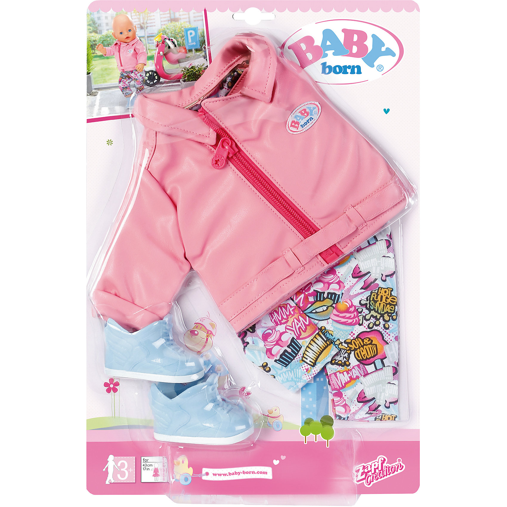 Одежда для куклы Zapf Creation Baby born Беби Борн скутерист 825-259