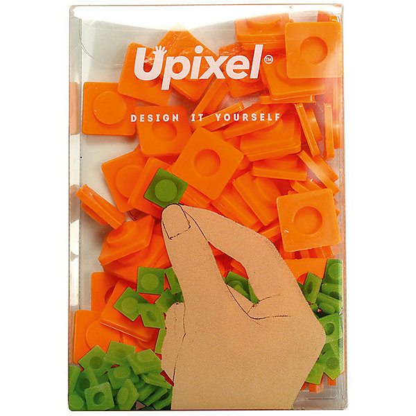 фото Пиксели большие Upixel, оранжевый