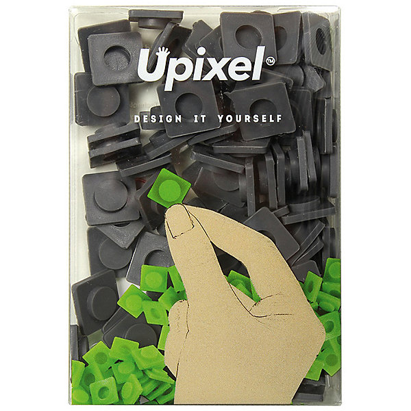 

Пиксели большие Upixel,темно серый