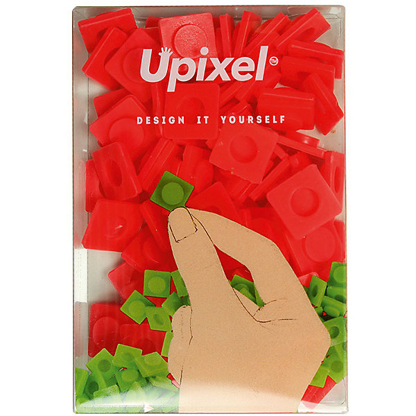 

Пиксели большие Upixel, красный, Пиксели большие Upixel,