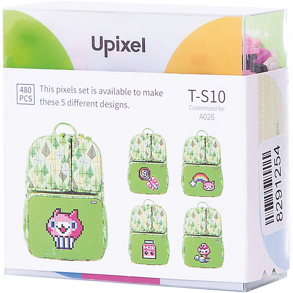 

Комплект пикселей собери любую из 5 картинок Upixel, 480 шт, Разноцветный