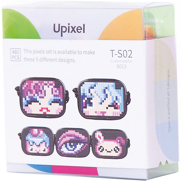 

Комплект пикселей собери любую из 5 картинок Upixel, 480 шт, Разноцветный