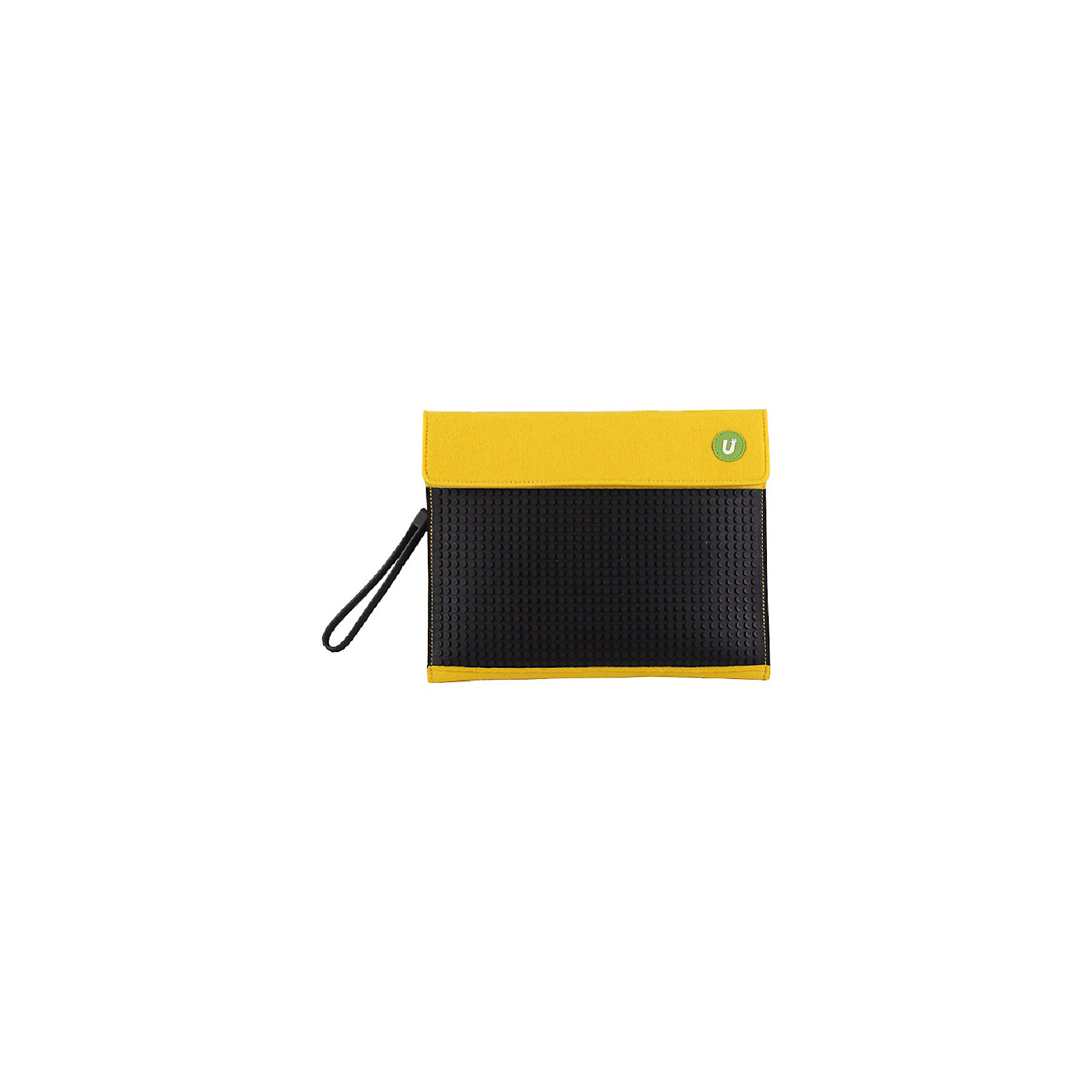 фото Пенал-косметичка Upixel «Sono Envelope clutch», желтый-черный