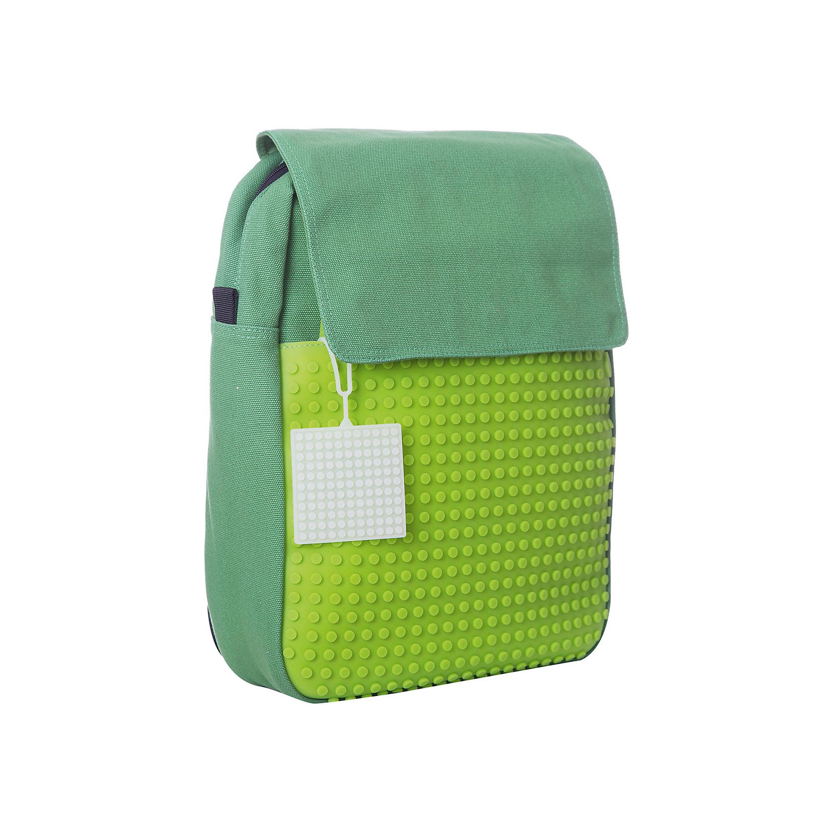фото Пиксельный рюкзак Upixel «Canvas Top Lid pixel Backpack», зеленый