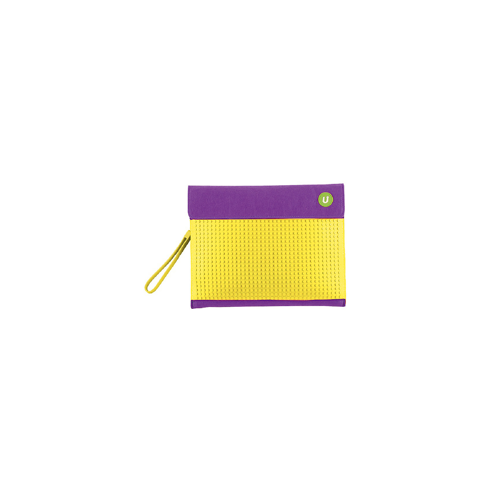 фото Пенал-косметичка Upixel «Sono Envelope clutch», фиолетовый-желтый