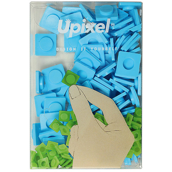 

Пиксели большие Upixel, синий, Пиксели большие Upixel,