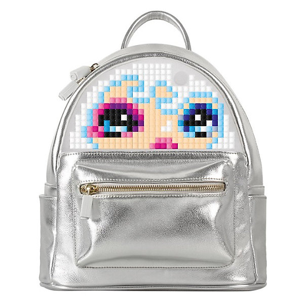 фото Мини рюкзак upixel «poker face backpack», серебряный