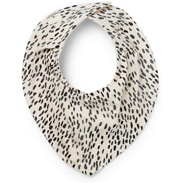Elodie Details Трикотажный нагрудник Elodie Details Dots of Fauna, белый/черный elodie details трикотажный нагрудник elodie details dots of fauna белый черный