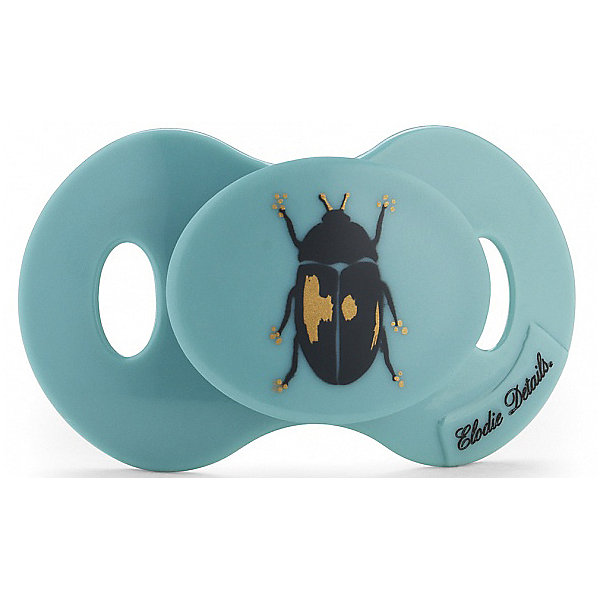 

Силиконовая пустышка Elodie Details "Newborn Tiny Beetle" 0-6 мес., синяя, Синий