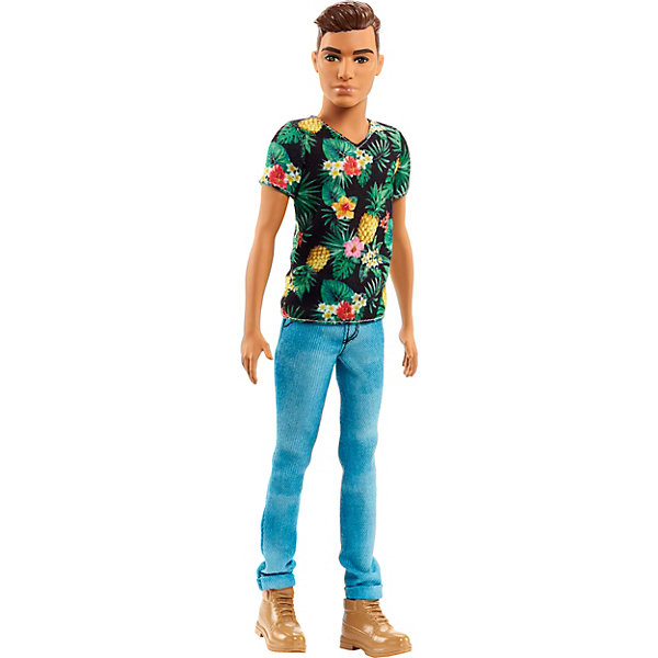 

Кукла Кен Barbie "Игра с модой" В футболке с ананасами, 29 см