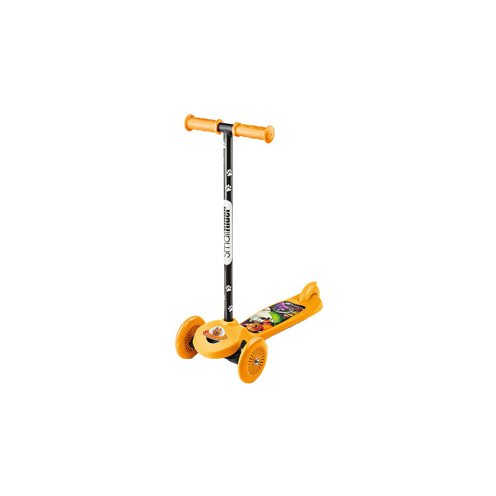 фото Трехколесный самокат Small Rider Scooter Cosmic Zoo, оранжевый