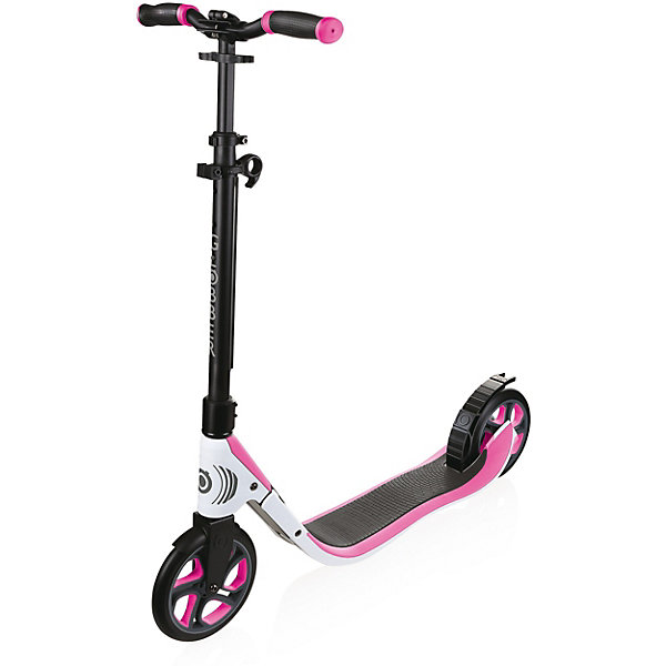 

Двухколесный самокат Globber One NL 205, бело-розовый, Розовый/белый