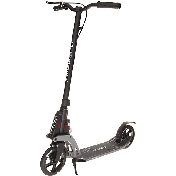 

Двухколесный самокат Globber One K180, Черный, Двухколесный самокат Globber One K180