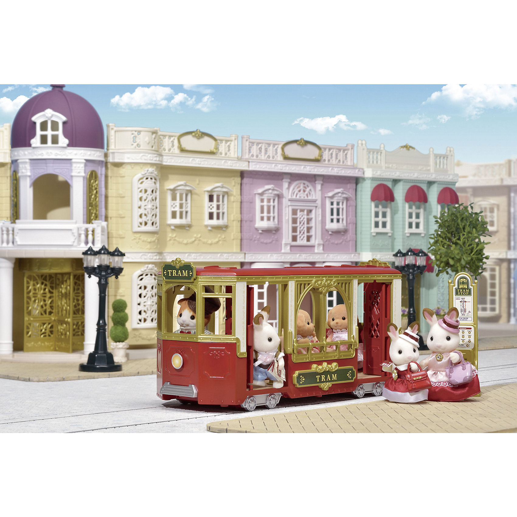 Набор Sylvanian Families Series Town "Городской трамвай" Эпоха Чудес 8304910