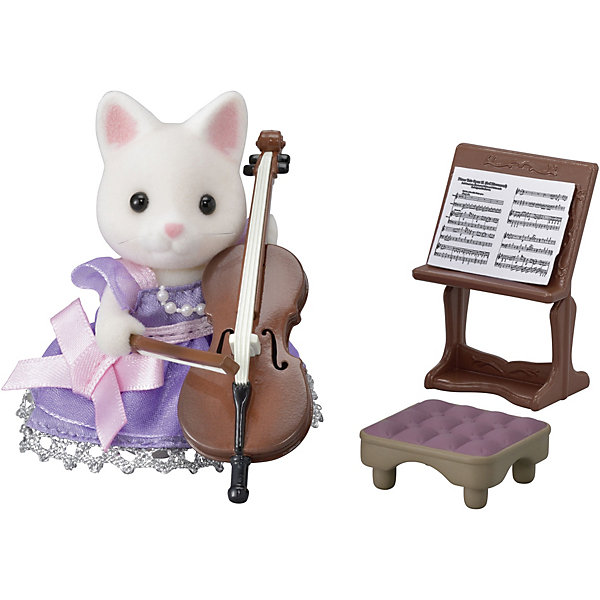 Эпоха Чудес Набор Sylvanian Families Series Town Концерт с виолончелью эпоха чудес набор sylvanian families series town молочный крольчонок флорист
