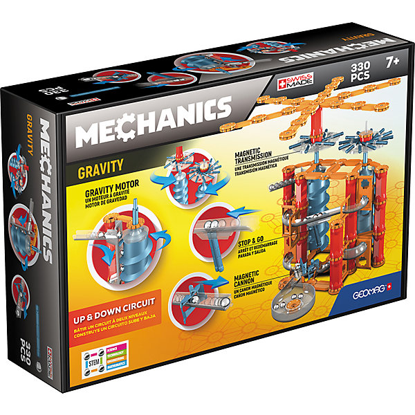 фото Магнитный конструктор Geomag Mechanics Gravity, 330 деталей