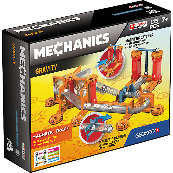 

Магнитный конструктор Geomag Mechanics Gravity, 115 деталей