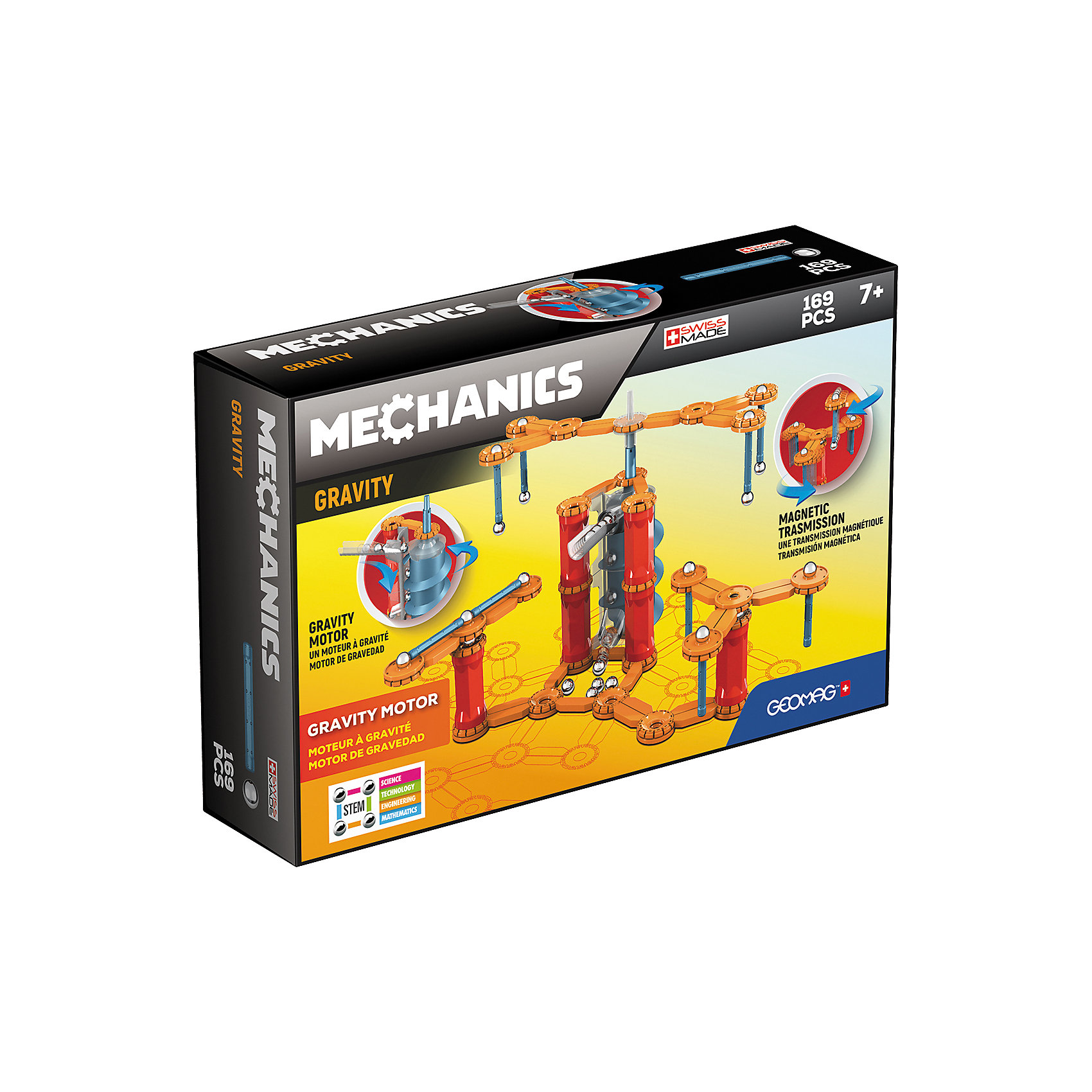 фото Магнитный конструктор Geomag Mechanics Gravity, 169 деталей