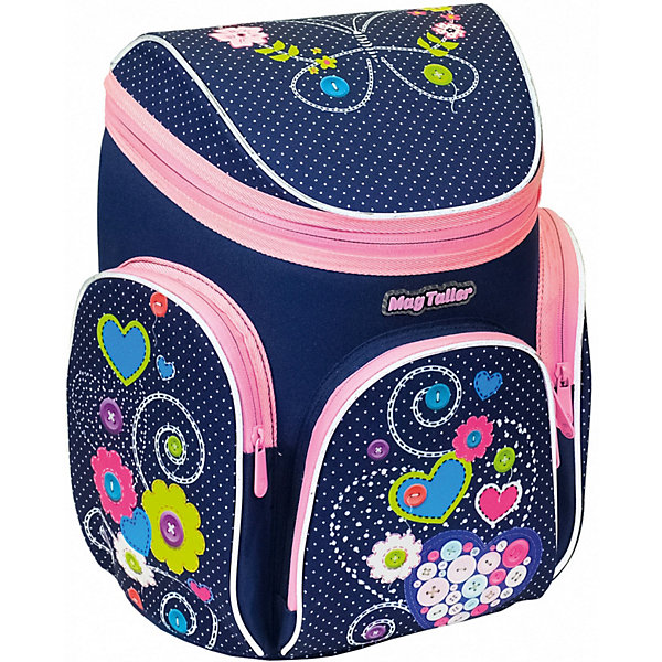 

Ранец Boxi, Hearts - 38х29х19 см - 600D Polyester - принт - корпус, усиленный пластиковым каркасом; - эргономичная и вентилируем, Фиолетовый