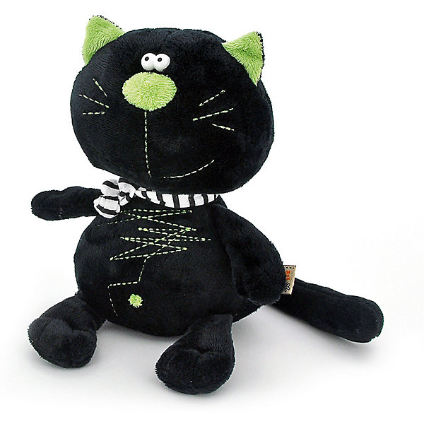 

Мягкая игрушка Orange Toys Кот Батон чёрный, 20 см, Черный