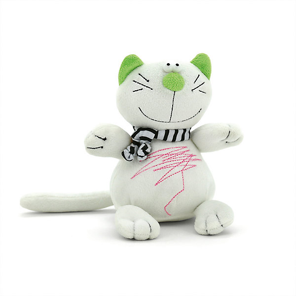 

Мягкая игрушка Orange Toys Кот Батон белый, 15 см, Мягкая игрушка Orange Toys Кот Батон , 15 см