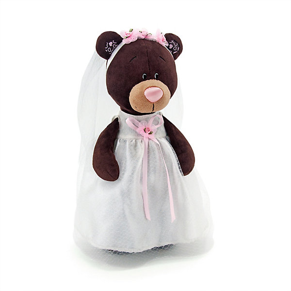 

Мягкая игрушка Orange Choco & Milk Медведь Milk невеста, 30 см, Коричневый