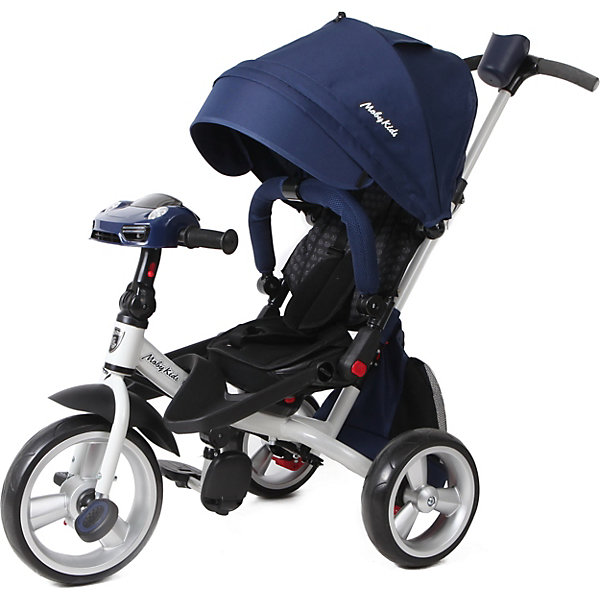 

Трёхколёсный велосипед Moby Kids "Leader 360° Air Car" 12x10, синий