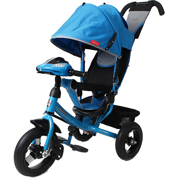 фото Трехколесный велосипед moby kids comfort 12x10 air car1, синий