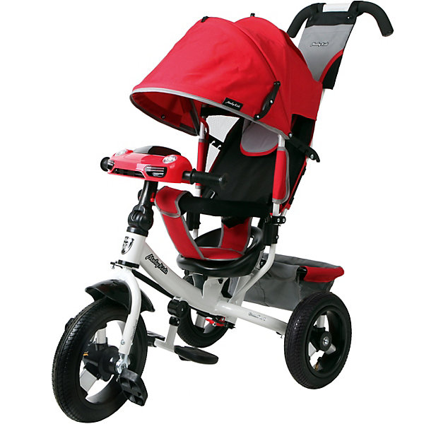 фото Трехколесный велосипед Moby Kids "Comfort Air Car 2" 12x10, красный