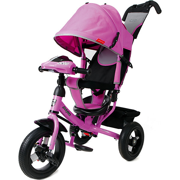 фото Трехколесный велосипед Moby Kids Comfort 12x10 AIR Car1, фиолетовый