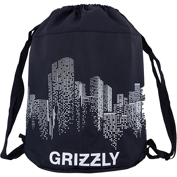 

Мешок для обуви Grizzly, чёрный, Черный