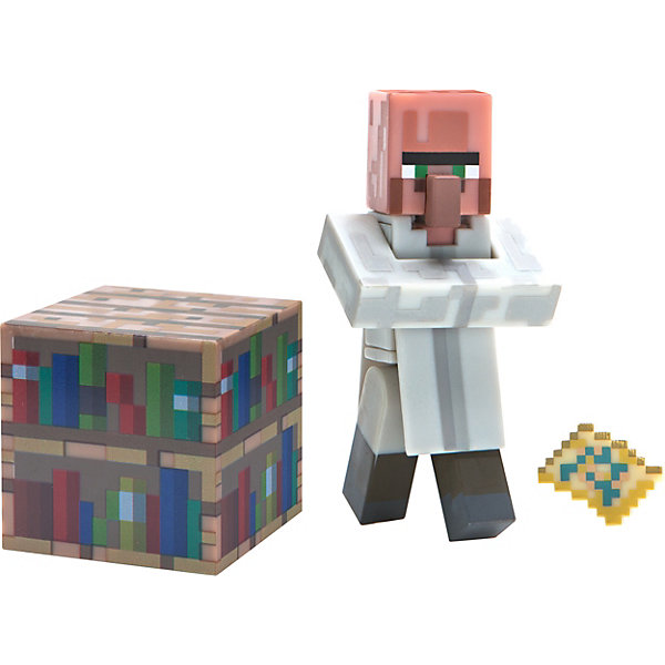 фото Фигурка Jazwares "Minecraft" Villager Librarian, 8 см