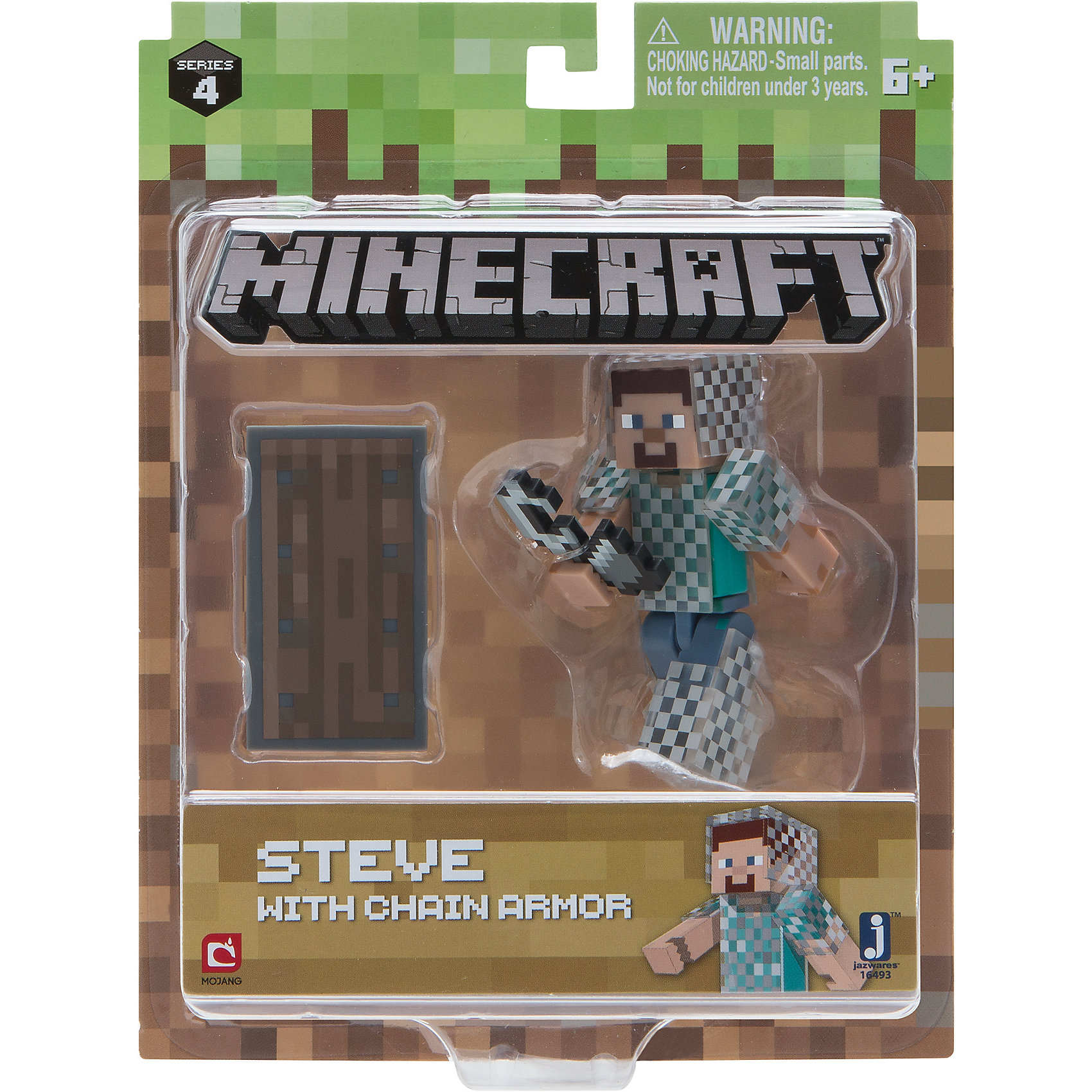 фото Фигурка Jazwares "Minecraft" Steve in Chain Armor, 8 см