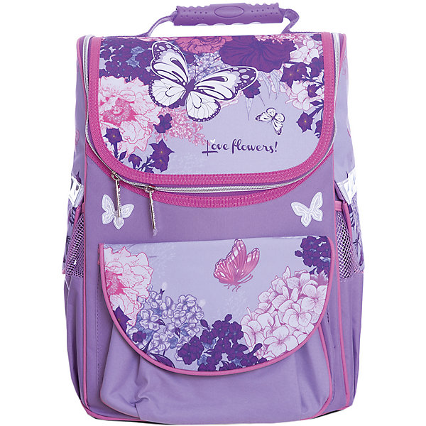 

Ранец Berlingo «Standard» Spring style, Фиолетовый