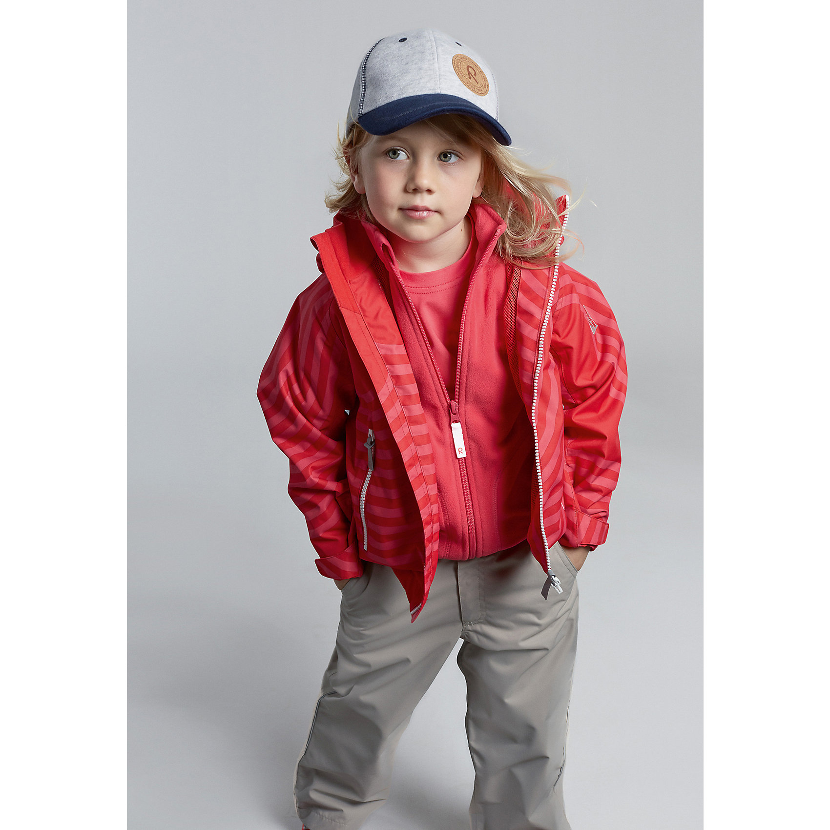Reima куртка для мальчика демисезон красная