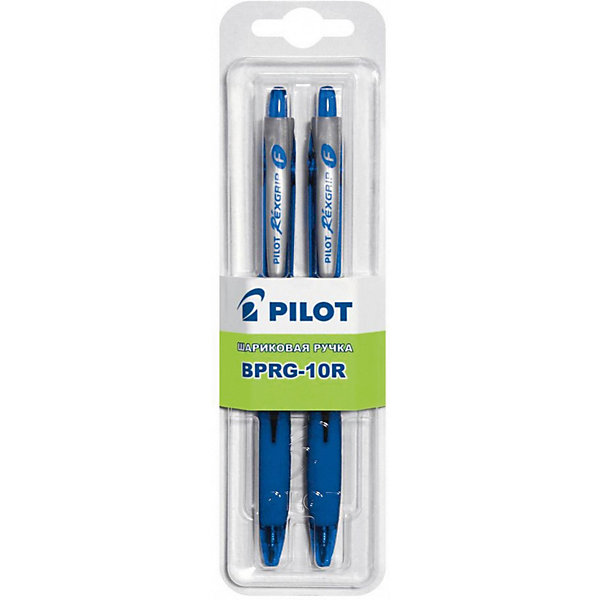 Pilot Шариковые ручки Pilot 0,7 мм 2 шт, синие