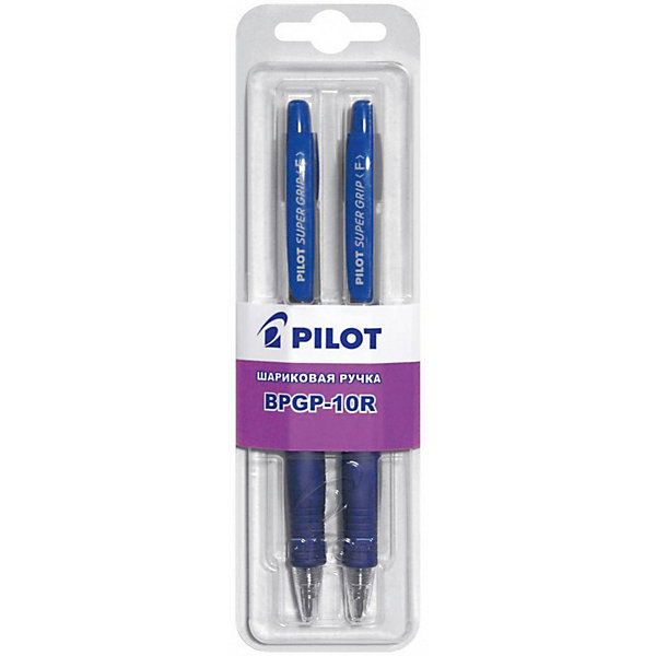 Pilot Шариковые ручки Pilot 0,7 мм 2 шт, синие