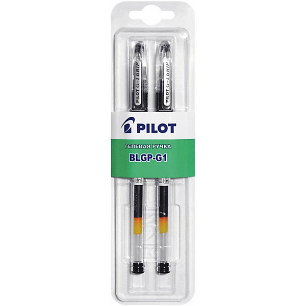 Гелевые ручки Pilot 0,5 мм 2 шт, чёрные 8334248
