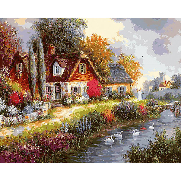 

Картина по номерам Белоснежка «Летний день», 40x50 см