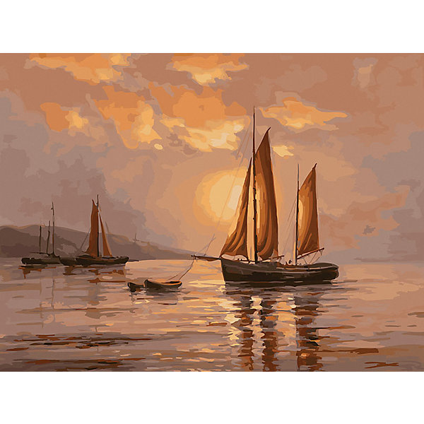 

Картина по номерам Белоснежка «По водной глади», 30x40 см