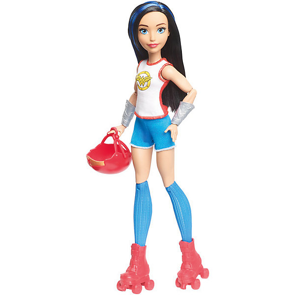 Mattel Кукла DC Super Hero Girls "Куклы на роликах" Чудо-женщина