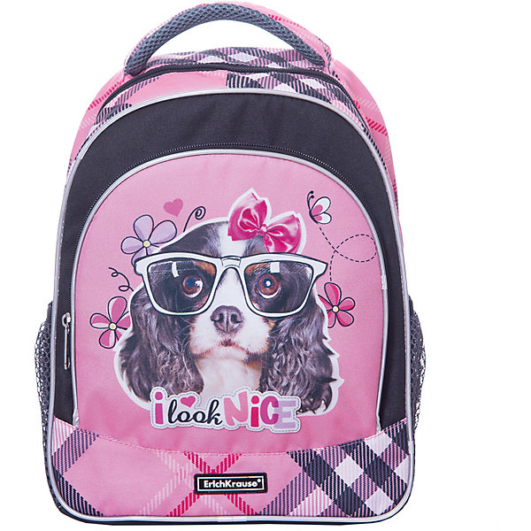 

Рюкзак ErichKrause «ErgoLine», Clever Dog, 14 литров, Розовый/розовый
