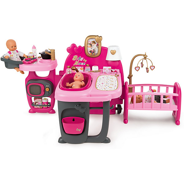

Большой игровой центр для пупса Smoby "Baby Nurse", 23 предмета