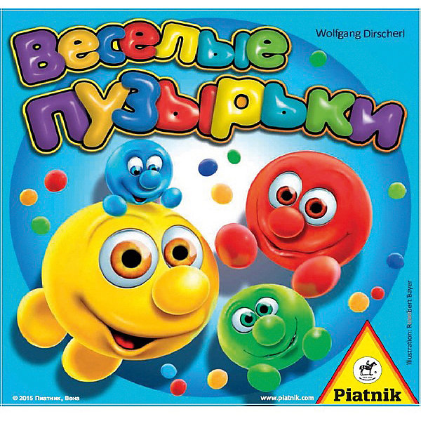 

Развивающая игра Piatnik "Веселые пузырьки", Разноцветный
