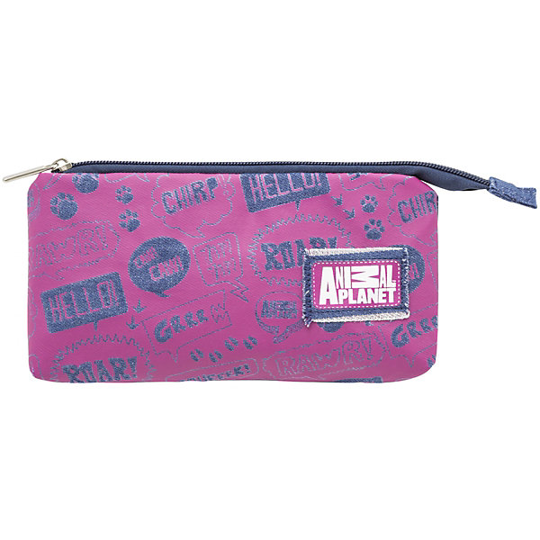 

Пенал-косметичка Action! "Animal Planet", Pink/blau