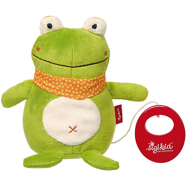 

Музыкальная мягконабивная игрушка sigikid, Лягушка, коллекция Классик, 17 см