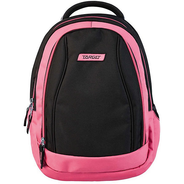 

Рюкзак школьный 2 в 1 Target Collection "Pink pampero", Черный/розовый